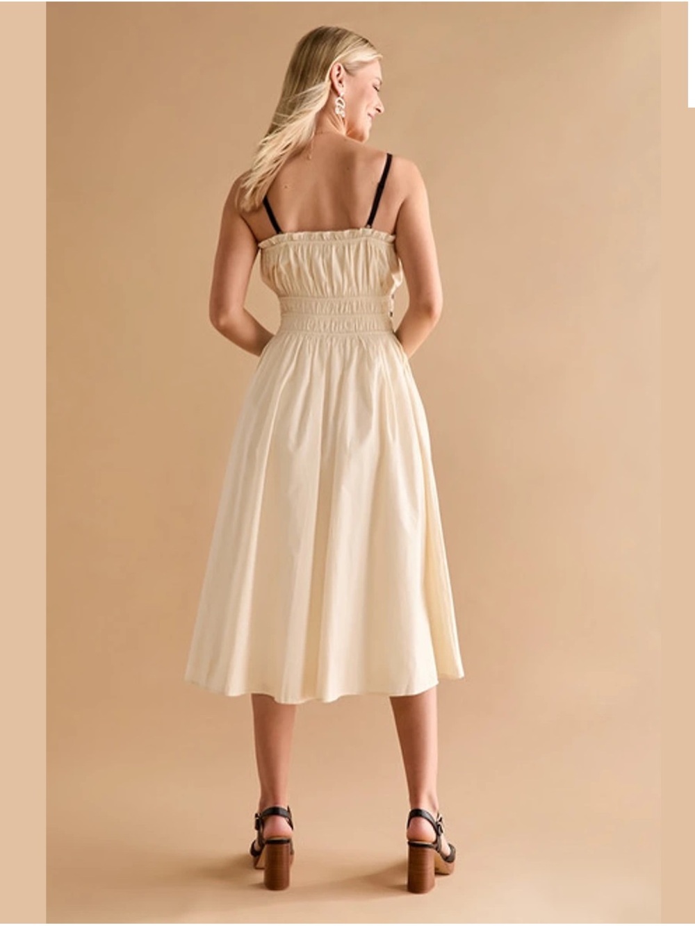 Francesca’s Leona Midi Dress S NWOT - Picture 3 of 15